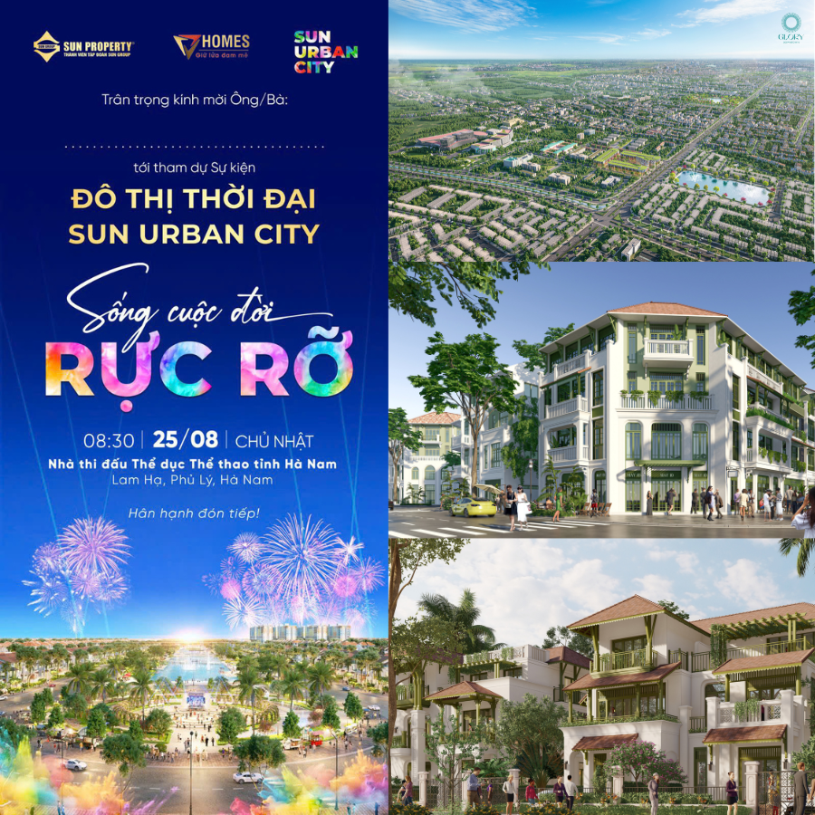 Dự án Sun Urban City Hà Nam